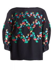 PETER PILOTTO Boat-neck fil coupé silk-blend top at Matches